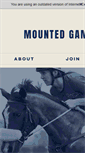 Mobile Screenshot of mountedgames.org