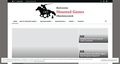 Desktop Screenshot of mountedgames.at
