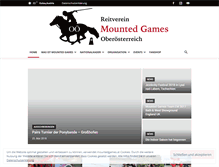 Tablet Screenshot of mountedgames.at